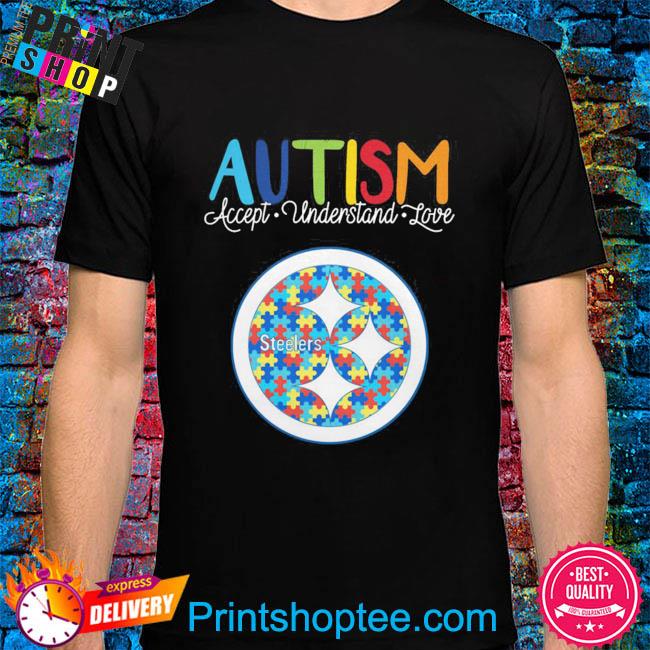 SALE Pittsburgh Steelers Autism Accept Understand Love 2023