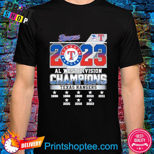 Official texas Rangers AL West Champs 2023 T-Shirt, hoodie, sweater, long  sleeve and tank top