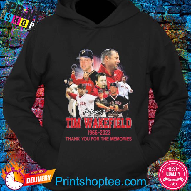 Official tim Wakefield 1966 – 2023 Thank You For The Memories Signature  T-Shirt, hoodie, sweater, long sleeve and tank top