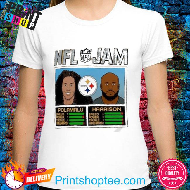 Official NFL Retired Jam Troy Polamalu and James Harrison Steelers shirt,  hoodie, sweater and long sleeve