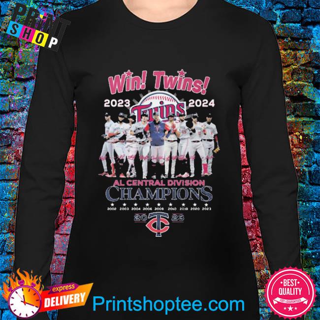 Win Minnesota Twins Al Central Division Champions shirt, hoodie, sweater,  long sleeve and tank top