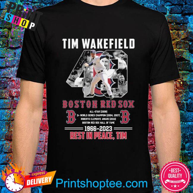 Ipeepz Rip Tim Wakefield 49 Legend Boston Red Sox 2023 Shirt